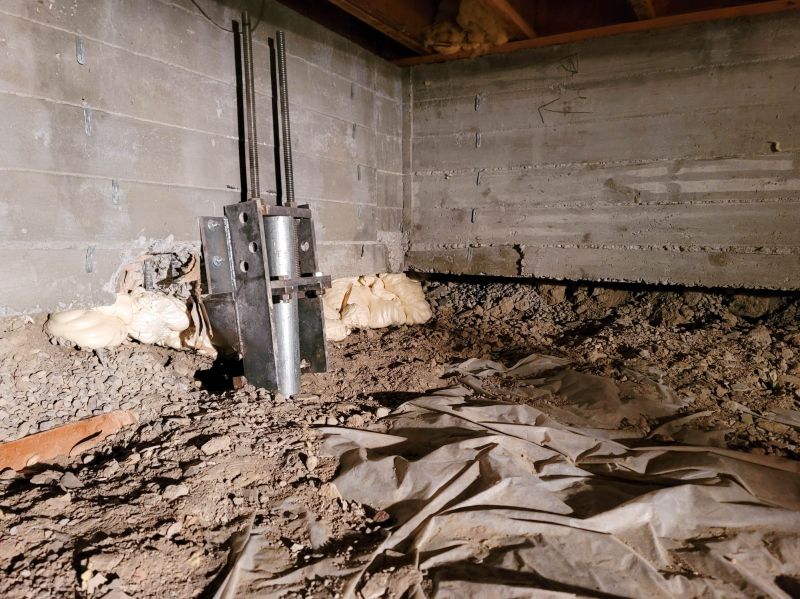 Structural Reinforcement in Crawlspace
